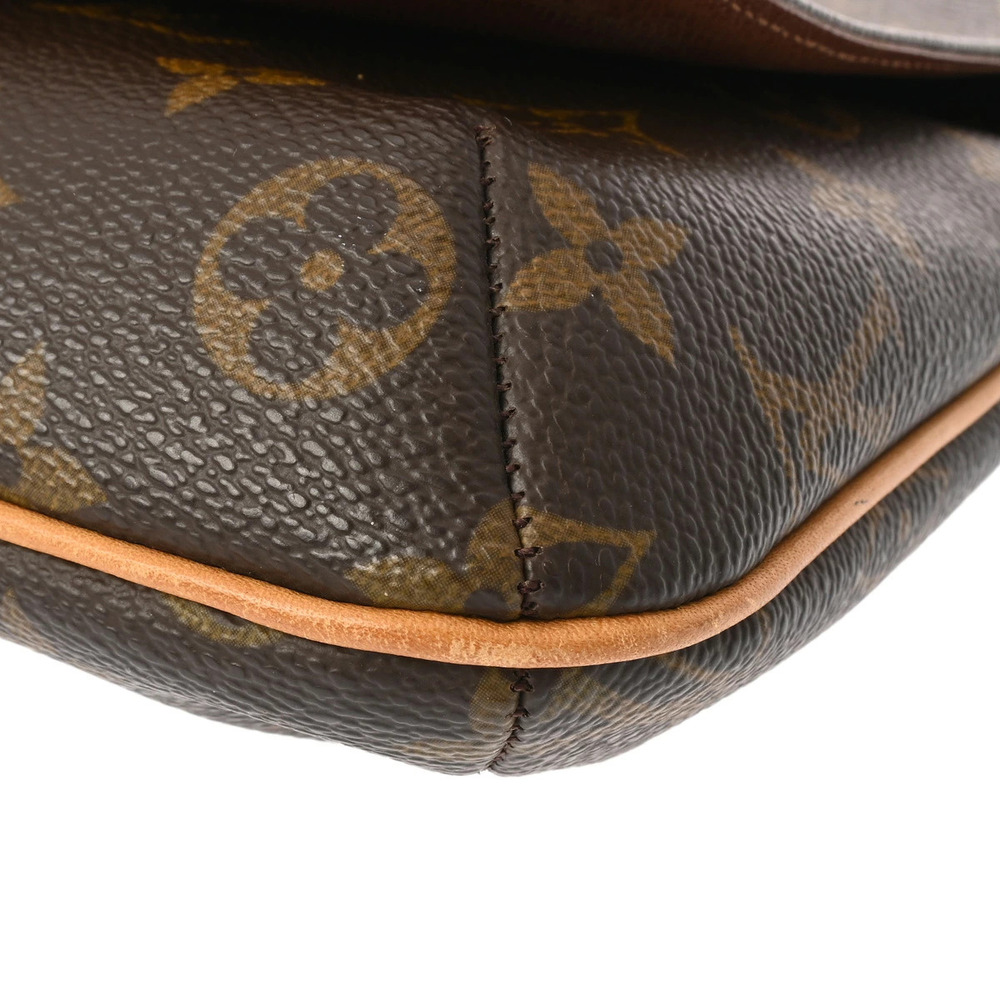 Louis Vuitton Short Salsa Musette Brown Monogram Canvas Bag Shoulder - Picture 7 of 9